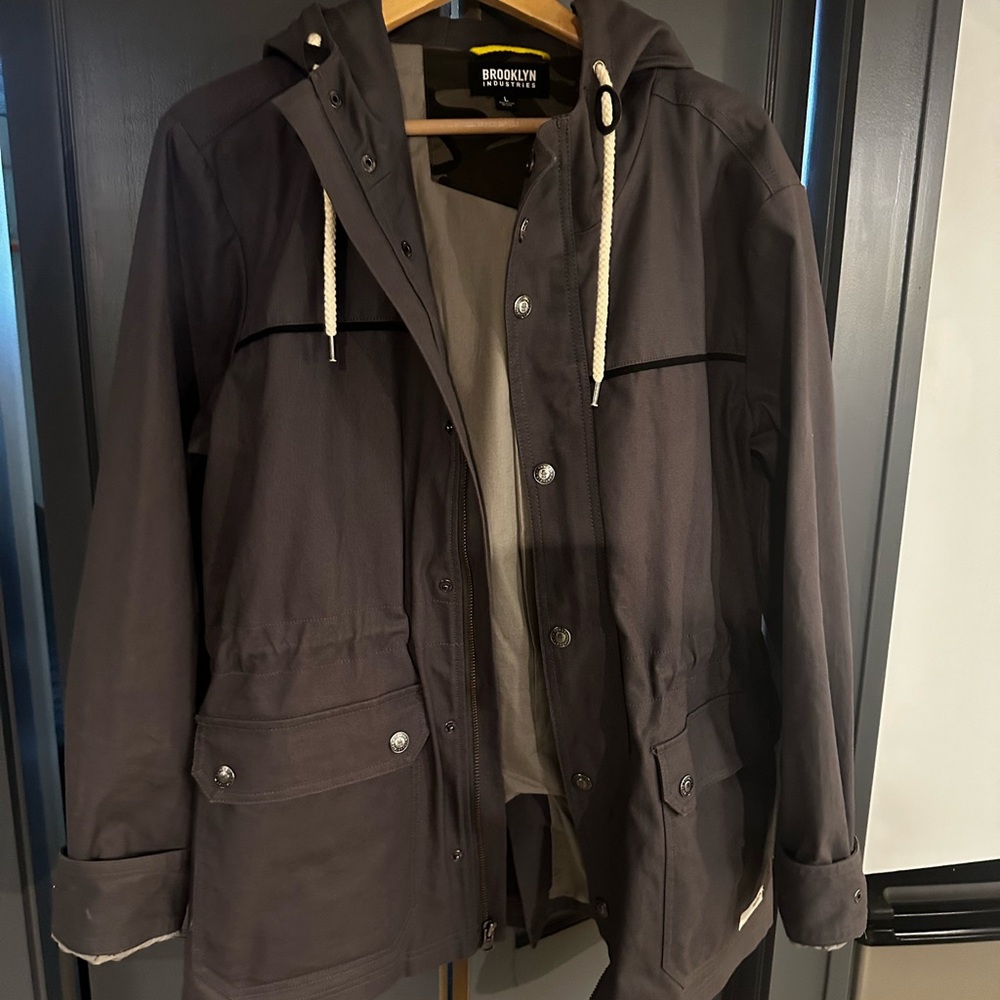 Brooklyn dark grey men’s large coat